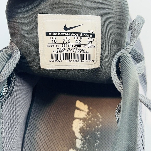 Womens 10 Nike Lunarglide 6 Running Shoe Black Turquoise Purple Athletic Sneaker - Picture 9 of 9